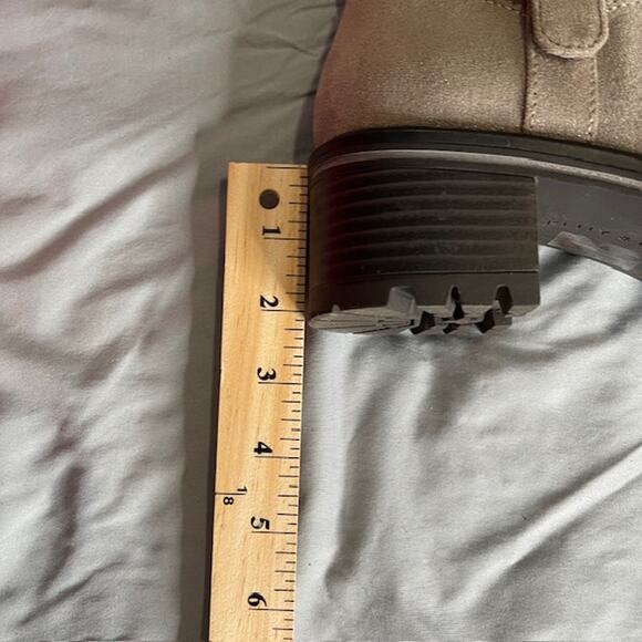 Kelly & Katie Katiyana slate grey boot with faux fur New w/box 8.5 - Picture 10 of 13